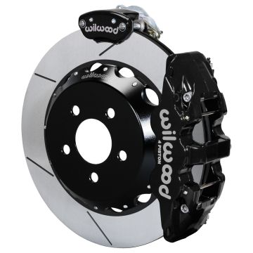 Wilwood 140-13888 AERO4-MC4 Big Brake Parking Zestaw hamulcowy tylny 14.00 czarny Ford