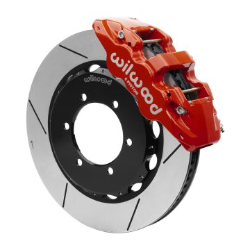 Wilwood 140-15525 AERO6 Big Brake Truck Przedni zestaw hamulcowy czerwony Nissan Patrol Y61 1997-2018 Red