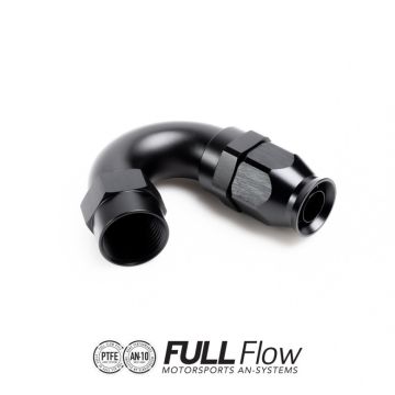 Nuke Performance Full Flow PTFE Hose End Fitting 150 Degree AN12