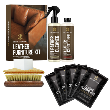 Leather Expert Furniture Kit zestaw do czyszczenia i pielęgnacji mebli skórzanych 2x250ml 500ml 0,5l