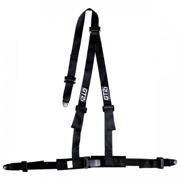 Pasy bezpieczeństwa GT2I CEE 2" 3 punktowe EEC Czarne