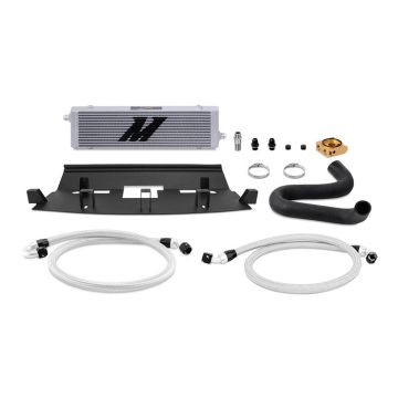 Mishimoto 18+ Ford Mustang GT RHD Oil Cooler Kit Silver Thermostatic