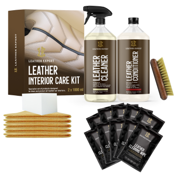 Leather Expert Interior Care Kit zestaw do czyszczenia i pielęgnacji skóry 2x1000ml 2000ml 2l