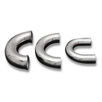 Kolanko aluminiowe 180' 95mm, 30cm