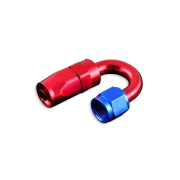 Końcówka Swivel FMIC.EU AN4 180' Viton czerwona