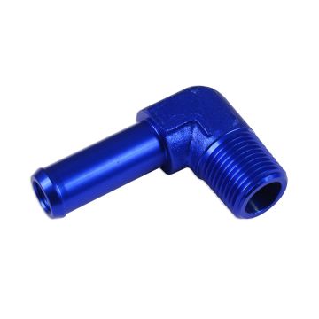 Łącznik 90' 1/2 NPT na króciec 5/8" Niebieski