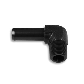 Łącznik 90' 1/8 NPT na króciec 1/4" Czarny