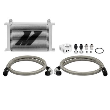Mishimoto Universal 25 Row Oil Cooler Kit Silver