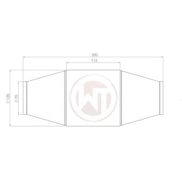 Racing Catalyst Converter Wagner Tuning 100CPSI with EU6 coating WT-009001013-100CPSI 1 435,50 zł