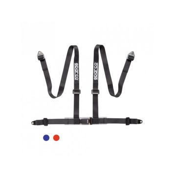 Pasy bezpieczeństwa Sparco 2" 4 Punktowe ECE Niebieskie