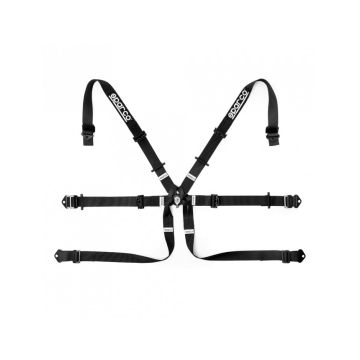 Pasy bezpieczeństwa Sparco 2" 6 punktowe FIA 8853-2016 Czarne
