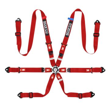 Sparco Competition H-2 6-Points 2" Harness Red FIA Approved 8853-2016 up to 2029 04821H1.R 1 028,99 zł