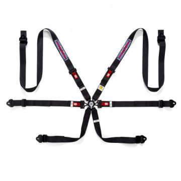 Pasy bezpieczeństwa Sparco Martini Racing FIA 8853-2016 Czarne