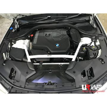 Rozpórka przednia (Front Upper Strut Bar)(4046) Ultra Racing BMW 7 (730i) 2.0T 2WD 16-19/BMW 5 520D/530E/530I 2.0T 17+