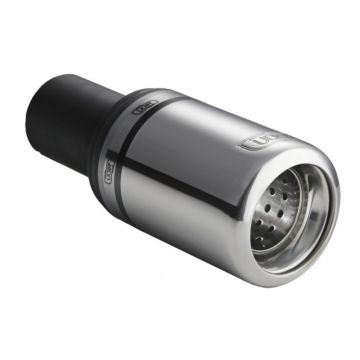 Uniwersalna końcówka tłumika okrągła 80mm długość 200mm średnica montażowa 45mm