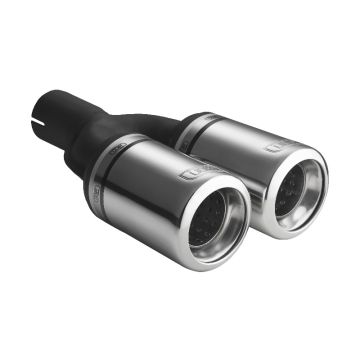 Uniwersalna końcówka tłumika okrągła 80mm długość 200mm średnica montażowa 45mm