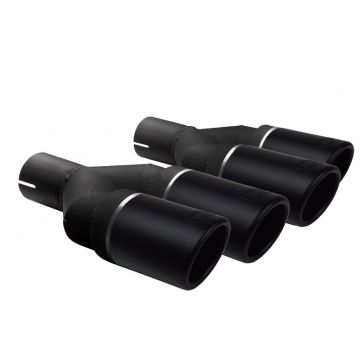 Uniwersalna końcówka tłumika okrągła 70mm długość 200/180mm średnica montażowa 50mm