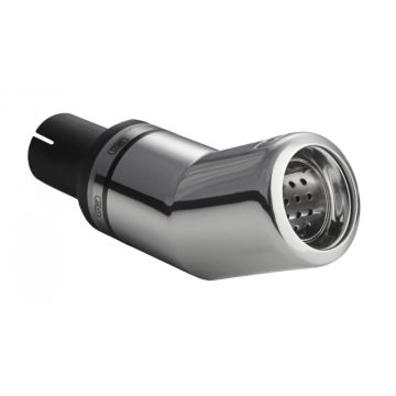 Uniwersalna końcówka tłumika okrągła 80mm długość 170mm średnica montażowa 45mm