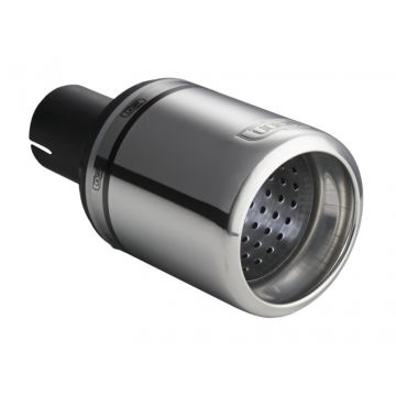 Uniwersalna końcówka tłumika okrągła 100mm długość 120mm średnica montażowa 45mm