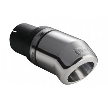 Uniwersalna końcówka tłumika okrągła 80mm długość 120mm średnica montażowa 50mm