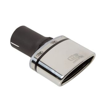 Uniwersalna końcówka tłumika owalna długość 90mm średnica montażowa 50mm