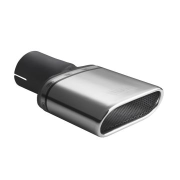 Uniwersalna końcówka tłumika owalna 167×60mm długość 120mm średnica montażowa 50mm