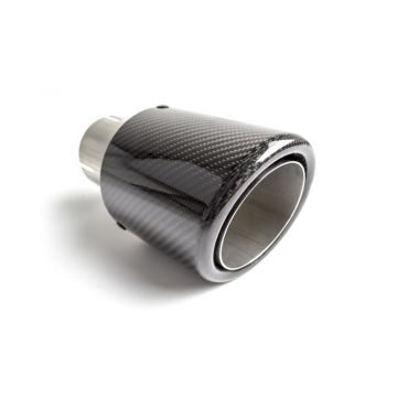 Uniwersalna końcówka tłumika okrągła 90mm długość 160mm średnica montażowa 50mm