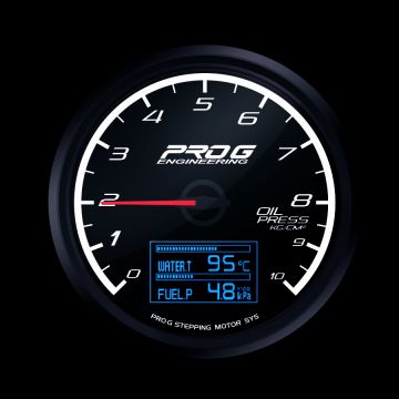 Wskaźnik Pro G AVS Series Multi Gauge, ciśnienia oleju 10 Kg/cm2 60mm