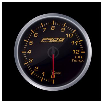 Wskaźnik Pro G Race Series 2 RS, temperatury spalin EGT °C RED 52mm