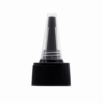 Leather Expert nakrętka z aplikatorem Twist Off do gęstych preparatów gwint 24/410 czarna