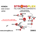 086096B: Zestaw zawieszenia przedniego Honda Civic VI 1995-2000 Japan