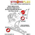 221561B: Tuleja stabilizatora przedniego Audi A1 221561B_17mm 73,69 zł
