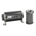 DeatschWerks In-Line Fuel Filter Kit -10AN Female 40 Micron 110mm USA-DW-8-03-110-040K 480,24 zł