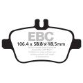 DP62157 Klocki hamulcowe GREENSTUFF EBC Brakes Mercedes-Benz GLAClass X156 GLA180 GLAClass X156 GLA200 GLAClass X156 GLA200 4Matic GLAClass X156 GLA220 GLAClass X156 GLA220 4Matic GLAClass X156 GLA250 GLAClass X156 GLA250 4Matic DP62157 303,99 zł