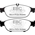 DP42169R Klocki hamulcowe YELLOWSTUFF EBC Brakes Mercedes-Benz Mercedes-Benz E550 Coupe W212 EClass W212 E500 EClass Cabriolet A207 E500 EClass Coupe C207 E500 EClass Estate S212 E500 DP42169R 835,99 zł