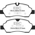 DP42222R Klocki hamulcowe YELLOWSTUFF EBC Brakes Ford COMMERCIAL Transit 4th Gen 310 Transit 4th Gen 350 Transit 4th Gen 430 Transit 4th Gen 470 Transit Custom 330 Ford Transit 150 Transit 250 Transit 350 DP42222R 508,00 zł