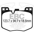 DP62302 Klocki hamulcowe GREENSTUFF EBC Brakes BMW X3 G01 X4 G02 X5 G05 X6 G06 X7 G07 BMW X3 G01 X3M X4 iX 50 iX M60 DP62302 843,01 zł