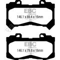 DP63044 Klocki hamulcowe GREENSTUFF EBC Brakes Chevrolet Colorado GMC Canyon DP63044 488,00 zł