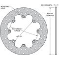 Wilwood 160-0525 Drilled Steel Rotor