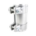 Łącznik rur układu wydechowego z obejmami 76mm 3”
