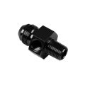 AN6 1/4 NPT Nypel adapter z wejściem na czujnik 1/8 NPT Czarny KP9027-06-04-BLACK 33,90 zł