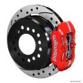 Wilwood 140-11403 Forged Dynapro Low-Profile Rear Parking Brake Kit Drilled and Slotted Rotors Red WIL-140-11403-DR 6 079,99 zł