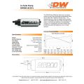Pompa paliwa DeatschWerks DW200 255 lph Nissan G35 03-08 350z 03-08 Subaru Legacy GT 2010+ USA-DW-9-201S-1005 478,63 zł