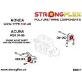 081252B: Wkładki tylnej poduszki silnika Honda Civic 081252B 174,25 zł-2