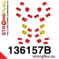 136157B: Zestaw poliuretanowy zawieszenia przedniego i tylnego Opel Ascona B 136157B 2 519,75 zł-1
