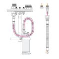 Nuke Performance SAE ID10 Fuel pump mounting kit for Dual fuel pumps NP-150-20-104 249,00 zł-4