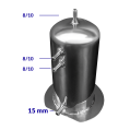 Swirl pot 2.5l króćce 8mm 15mm TNKFMIC-ST-2.5-D 259,00 zł-1