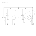 Filtr powietrza Twin Carb Ramair RT3-218-405 100mm Wysokość wewnętrzna-2