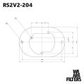Ramair piankowy filtr powietrza gaźnika z płytą montażową Pierburg 2B2 2B4 2B5 40mm RAM-RS2V2-204-402 450,00 zł-5