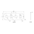 Filtr powietrza Twin Carb Ramair RT3-222-405 100mm Wysokość wewnętrzna-2